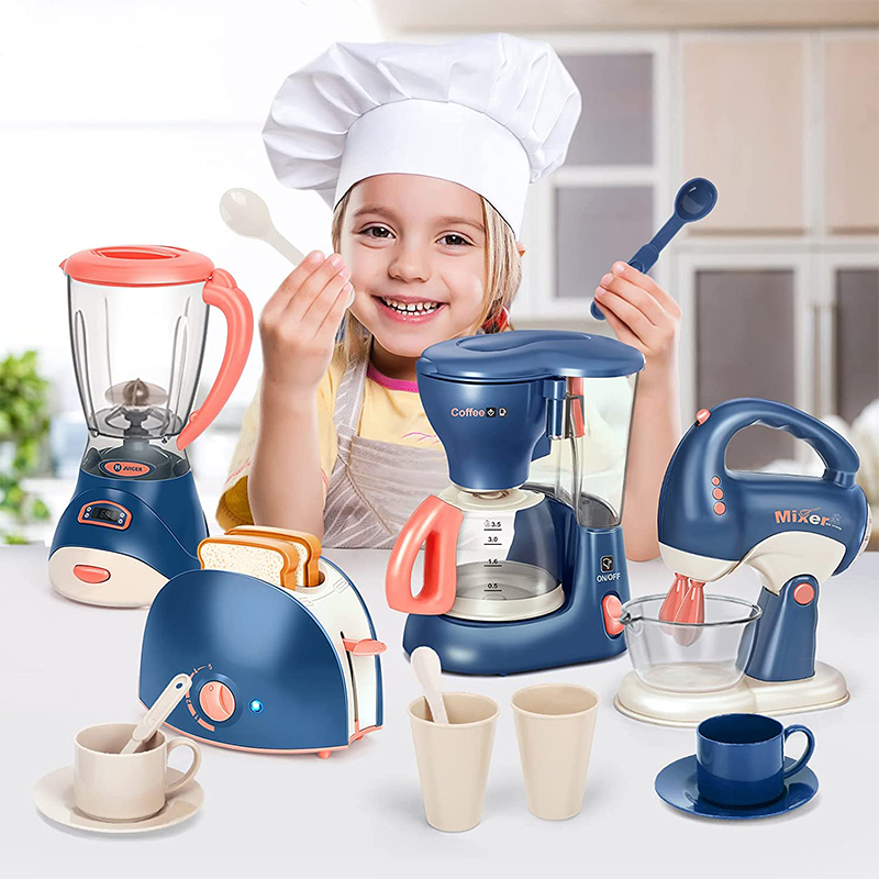 Kids Outdoor Kitchen Accessories - Mini electrodomésticos, juguetes de cocina, juego