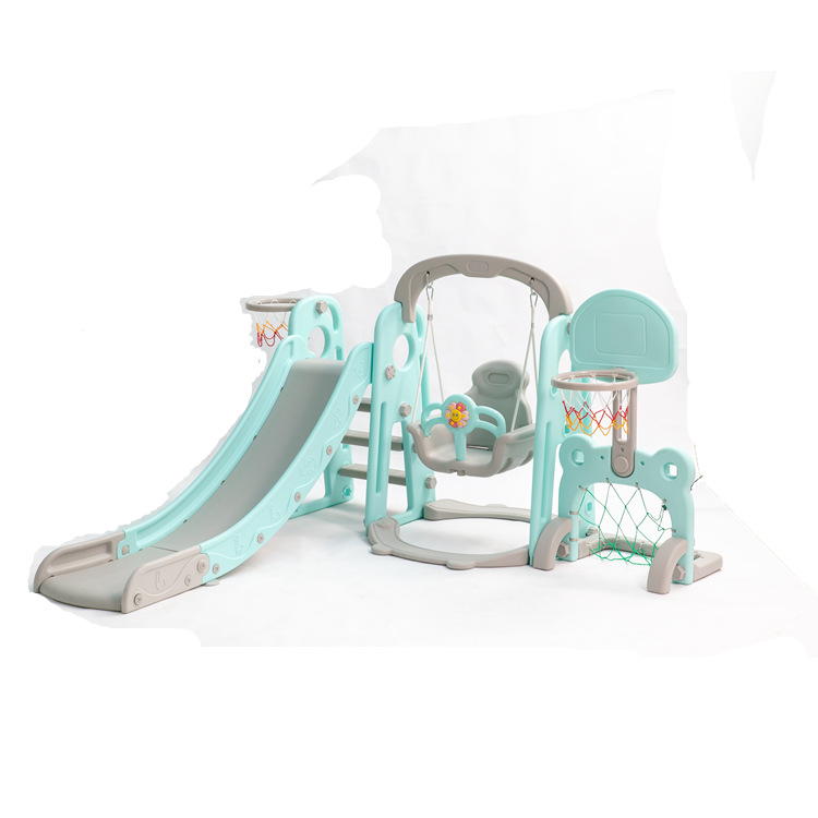 Kids Outdoor Climbing Frame - Combo de Tobogán y Columpio Infantil