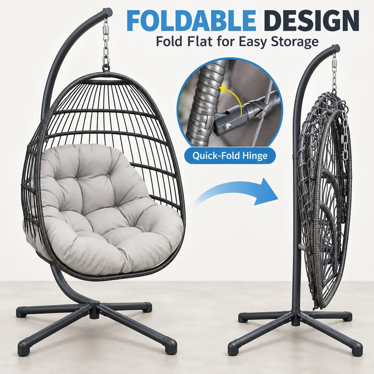 Columpio de Patio con Soporte, - Kids Outdoor Furniture Set reseña y precio