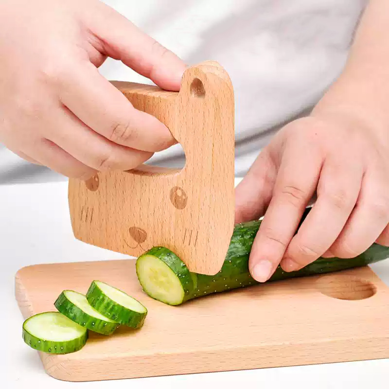 Cuchillo de madera para niños  - Kids Outdoor Kitchen Accessories reseña y precio